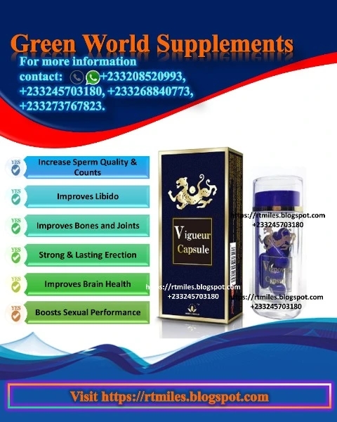 Green World Vigpower Capsule – Herbal Products / Supplements