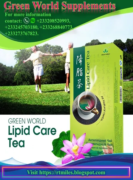 Green World Lipid Care Tea – Herbal Product / Supplement